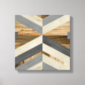 Geometrische inleg canvas afdruk (Voorkant)