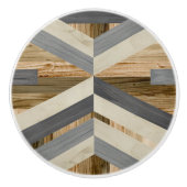 Geometrische inleg keramische knop (Voorkant)