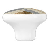 Geometrische inleg keramische knop (Zijkant)