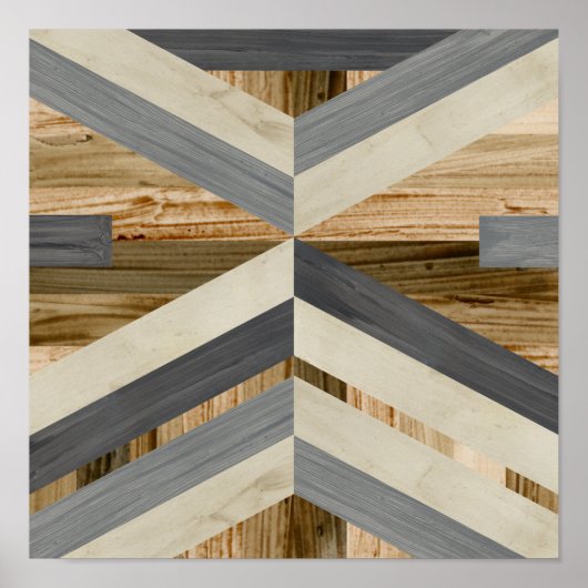 Geometrische inleg poster (Voorkant)