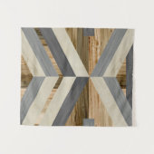 Geometrische inleg wandkleed (Voorkant (horizontaal))