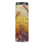 Geometrische Jezus Christus met Gouden Halo Thermosbeker (Achterkant)