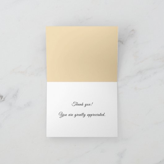 Geometrische kaart met dank (Binnen)