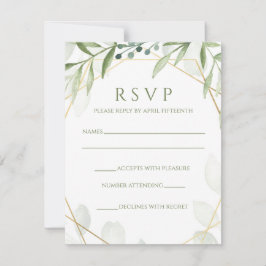 Geometrische Kaart voor groen antwoord