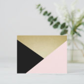 Geometrische kaarten Blanco banketbakkerij (Staand voorkant)