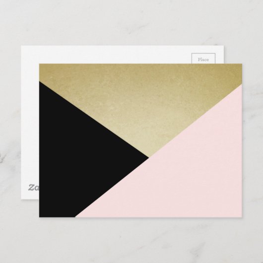 Geometrische kaarten Blanco banketbakkerij (Voorkant / Achterkant)