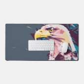 Geometrische kale arend bureaumat (Keyboard & Muis)