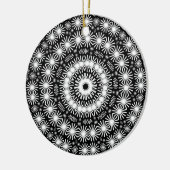 Geometrische Kaleidoscoop 02 Keramisch Ornament (Links)