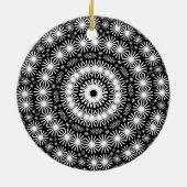 Geometrische Kaleidoscoop 02 Keramisch Ornament (Achterkant)
