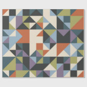 Geometrische Kaleidoscoop Cadeaupapier (Vlak)