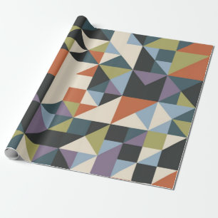 Geometrische Kaleidoscoop Cadeaupapier