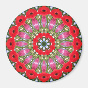 Geometrische Kaleidoscoop Magnet