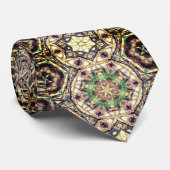 Geometrische Kaleidoscoop Stropdas (Opgerold)