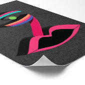 Geometrische kant - TMD origineel ontwerp Poster (Hoek)