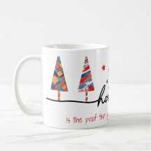 Geometrische Kerstbomen met Geestige Onderschrift