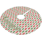 Geometrische Kerstboomgaard Kerstboom Rok (Gekanteld)