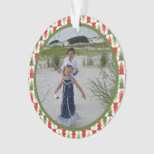 Geometrische Kerstboomgaard Ornament (voorkant)