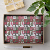 Geometrische Kerstmis Tissuepapier (Geschenk)