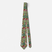 Geometrische kerstStar-Stropdas Stropdas (Voorkant)