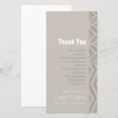 Geometrische Kies Kleur 3 Sympathie Dankjewel Bedankkaart (Voorkant / Achterkant)