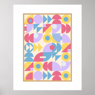 geometrische klassieke bauhaus poster