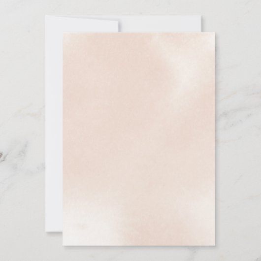 Geometrische Klassieke Floral Let's Celebrate Part Kaart (Achterkant)