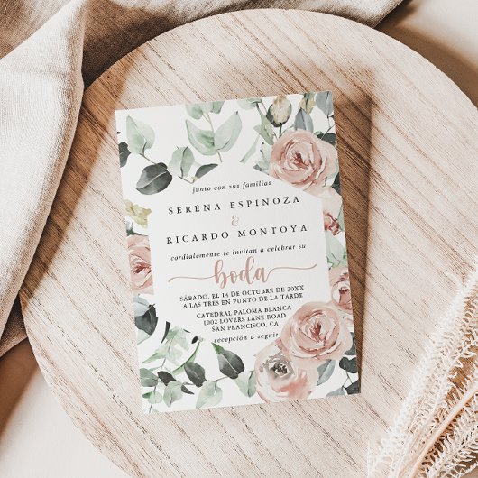 Geometrische klassieke mosterd roze roze bloem kaart