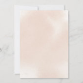 Geometrische klassieke roze rozenontdekking kaart (Achterkant)