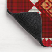 Geometrische klassieker kleurrijke trendy mode muismat (Hoek)