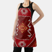 Geometrische  klassieker kleurrijke trendy mode schort (Insitu)