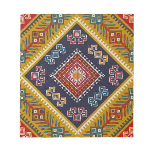 Geometrische  klassieker mode-trendy kleurrijk notitieblok
