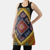 Geometrische  klassieker mode-trendy kleurrijk schort (Insitu)