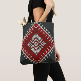 Geometrische  klassieker mode-trendy kleurrijk tote bag