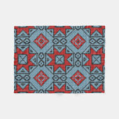 Geometrische klassieker schattig-trendy stijlvol fleece deken (Voorkant (Horizontaal))