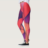 Geometrische kleur Leggings (Links)