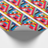 geometrische kleuren cadeaupapier (Hoek)