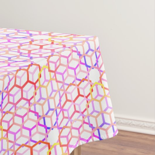 Geometrische kleuren Groot Tafelkleed (Voorbeeld)