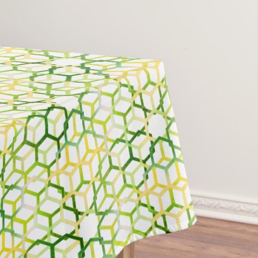 Geometrische kleuren Grote tablet Tafelkleed (Voorbeeld)