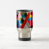 geometrische kleuren reisbeker (Center)