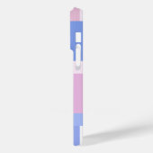 Geometrische kleurenblokrechthoeken - roze en blau Case-Mate iPhone case (Achterkant / Links)