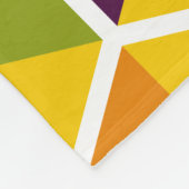 Geometrische kleurenhoningraat Patroon 01 Fleece Deken (Hoek)