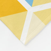 Geometrische kleurenhoningraat Patroon 03 Fleece Deken (Hoek)