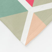 Geometrische kleurenhoningraat Patroon 04 Fleece Deken (Hoek)