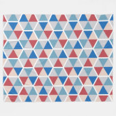Geometrische kleurenhoningraat Patroon 05 Fleece Deken (Voorkant (Horizontaal))