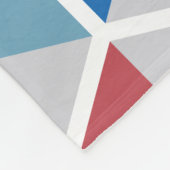 Geometrische kleurenhoningraat Patroon 05 Fleece Deken (Hoek)