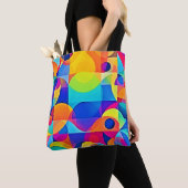 Geometrische Kleurensymfonie Tote Bag (Dichtbij)