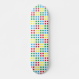 Geometrische kleurig patroon persoonlijk skateboard