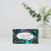 Geometrische, kleurrijke, Abstracte kunst 2 Visitekaartje (Staand voorkant)