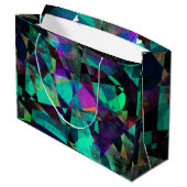 Geometrische, kleurrijke, Abstracte kunst Groot Cadeauzakje (Achterkant Gekanteld)