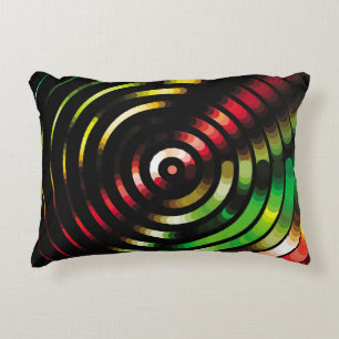 Geometrische kleurrijke achtergrond. Abstract half Accent Kussen
